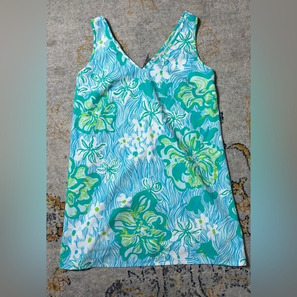Lilly Pulitzer Calissa Wave Rider Double V Dress Size 4 - Picture 2 of 5